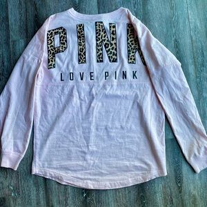 VS Pink Leopard Long Sleeve